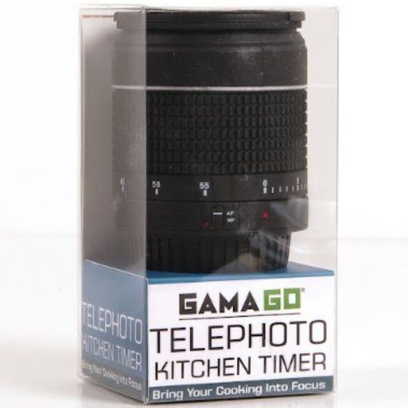 GamaGo Wind-Up Kitchen Timer Camera Lens Shaped Novelty Photographer Gift - Picture 6 of 6